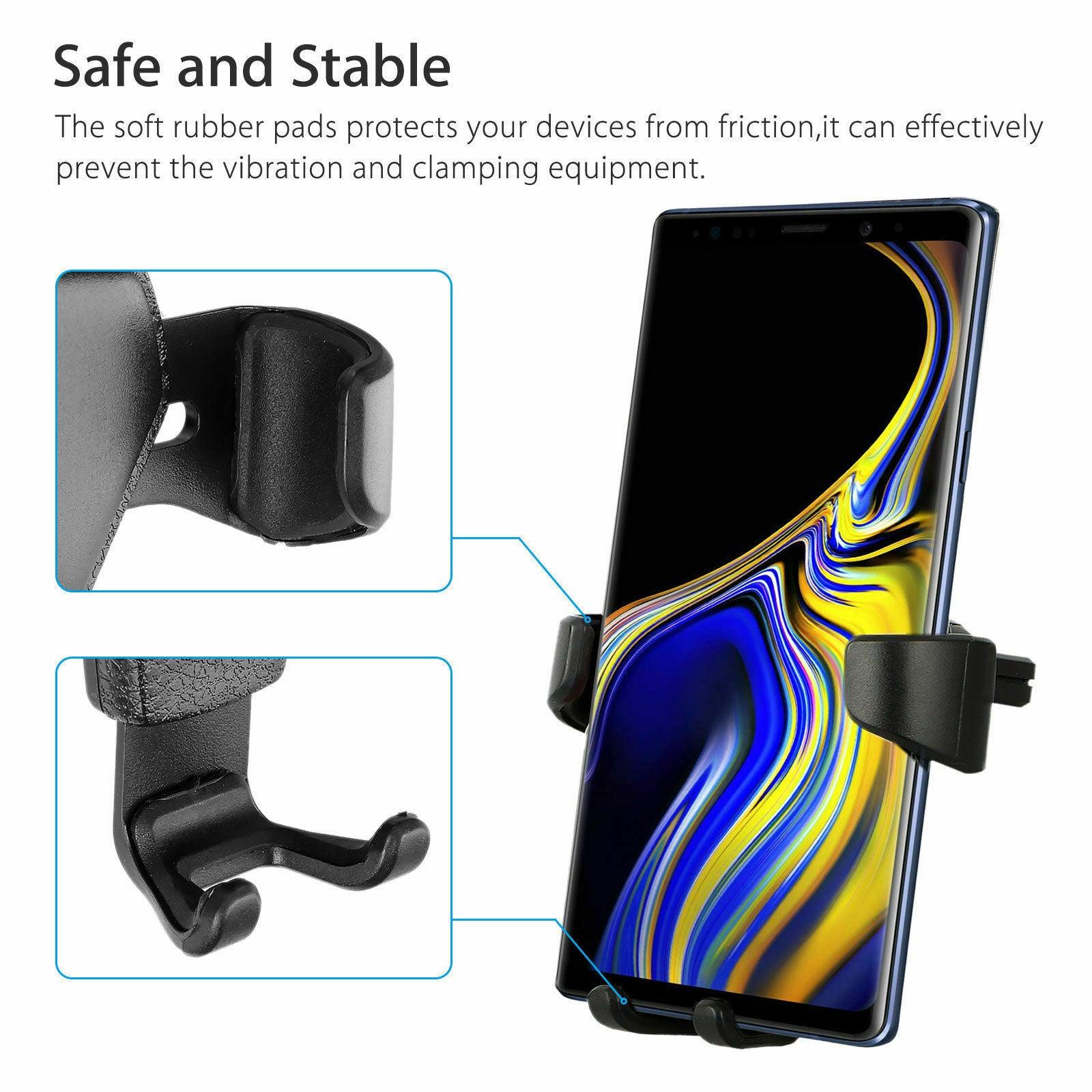 Universal Car Mount Holder Stand Air Vent Cradle For Mobile Cell Phone Gravity Car Mount Air Vent Phone Holder For I Phone X XR XS Max S Amsung S10 Note9 - Cruish Home