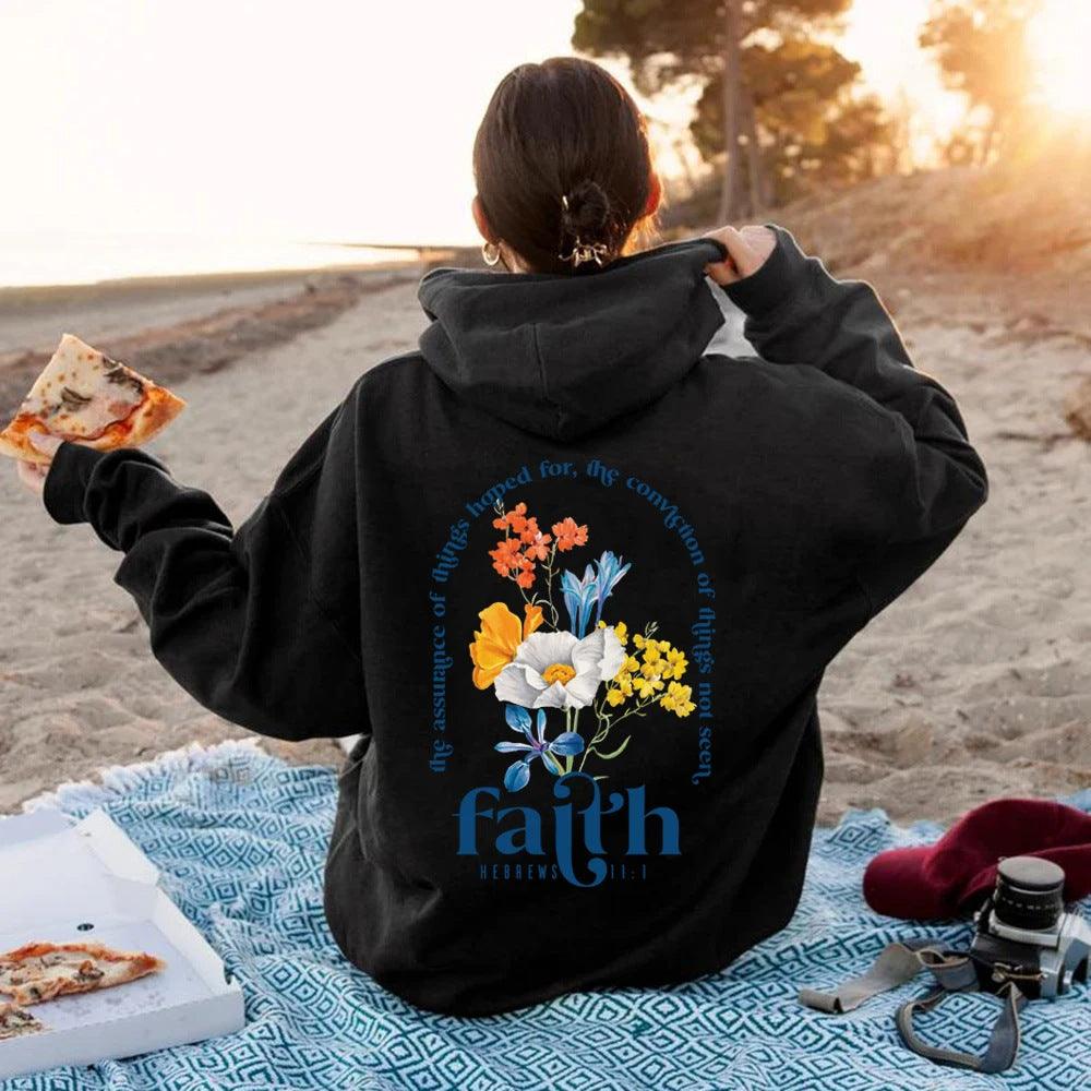 Aesthetic Christian Hoodies Bible Verse Hoodie Women - Cruish Home