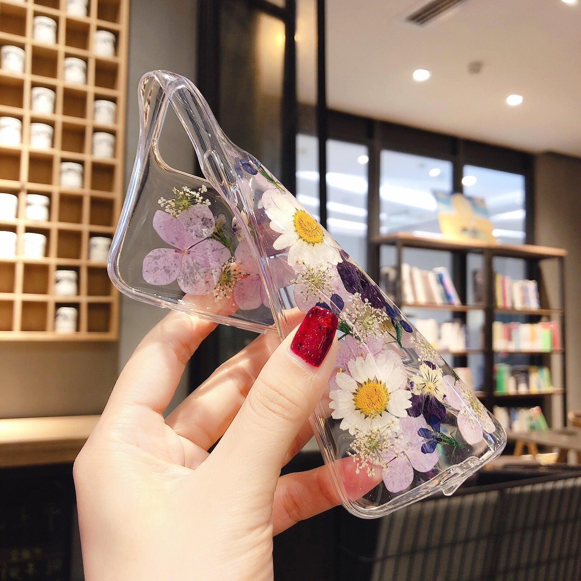 Preserved Flower Epoxy Phone Cases - Cruish Home