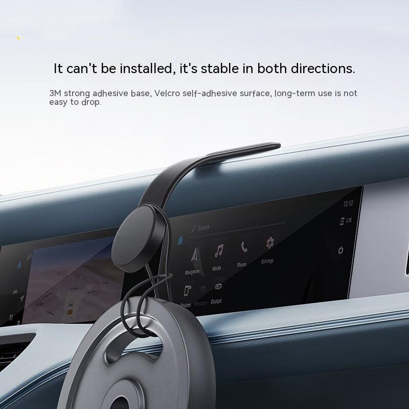 Magnetic Bendable Car Mobile Phone Holder Wireless Charger Phone Holder 15W Car Dash Mount Compatible With Phone - Cruish Home