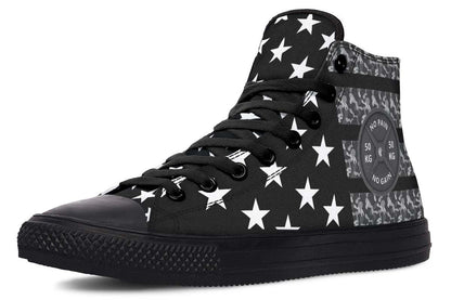 Printed Couple High-top Canvas Shoes - Cruish Home