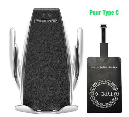 Car Wireless Charger 10W Induction Car Fast Wireless Charging With Car Phone Holder S5 - Cruish Home