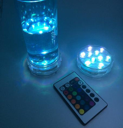 Light round candle lamp, LED for battery submersible lamp, waterproof candle lamp, decorative electronic candle lamp - Cruish Home