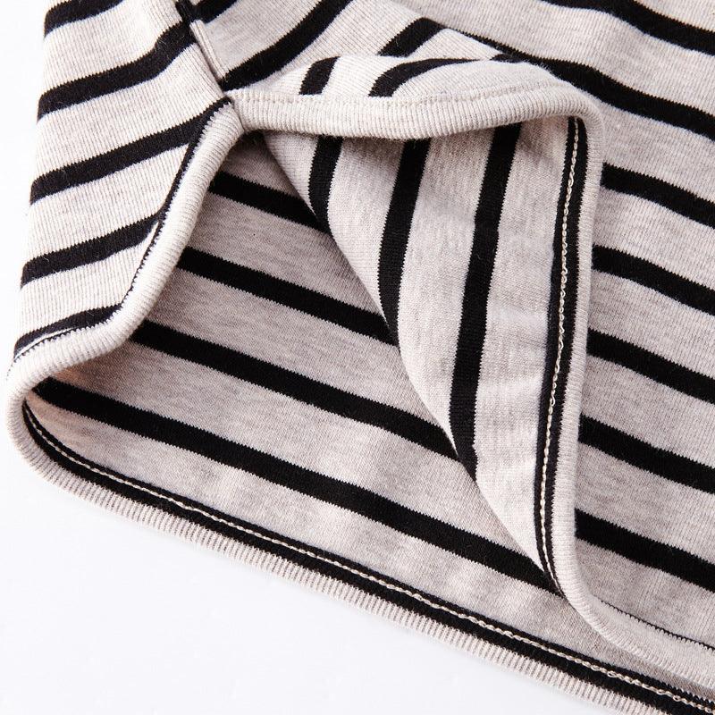 Fashion Striped Print 2021 Kids Baby Girls Clothes Cotton Long Sleeve T Shirts For Children Girls Autumn Spring Baby Clothing - Cruish Home