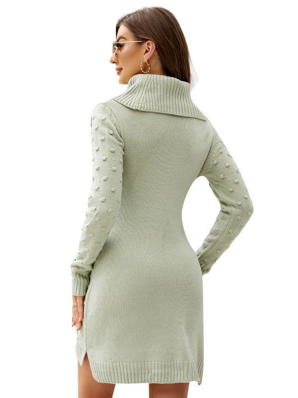 Fashionable All-matching Knitted Dress Women's - Cruish Home