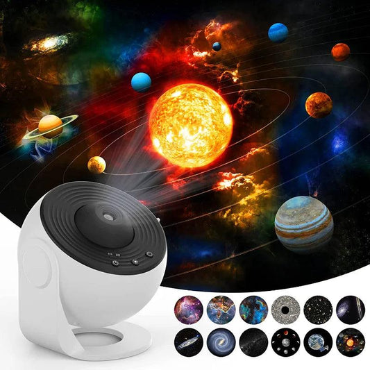 Night Light Galaxy Projector Starry Sky Projector 360 Rotate Planetarium Lamp For Kids Bedroom Valentines Day Gift Wedding Deco - Cruish Home