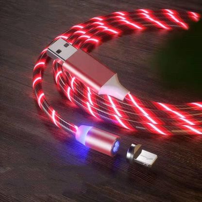 Magnetic Charging Cable Streamer Fast Charging Cable Lighting Micro USB Cable LED Magnet Charger Type-C Cable - Cruish Home