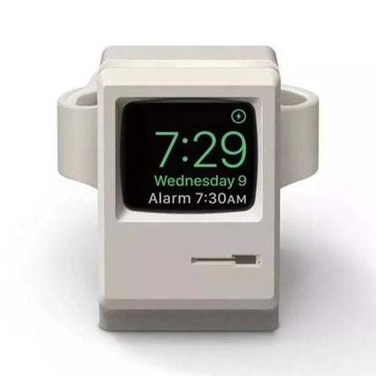 Classic Macintosh Apple Watch series Charger Holder Stand