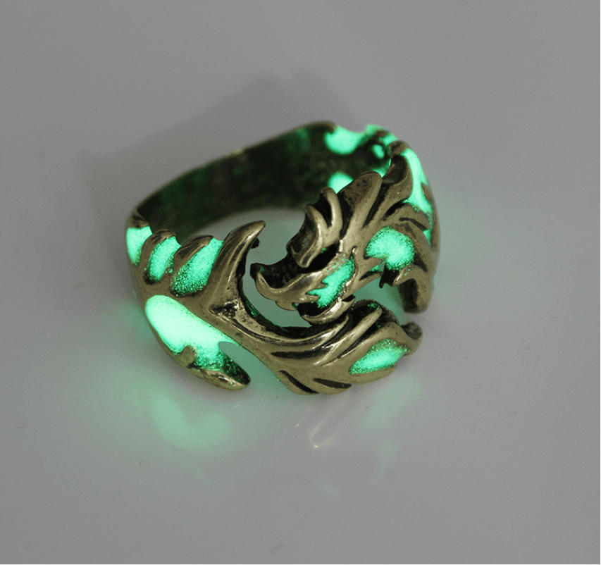 Domineering Multicolor Luminous Dragon Ring - Cruish Home