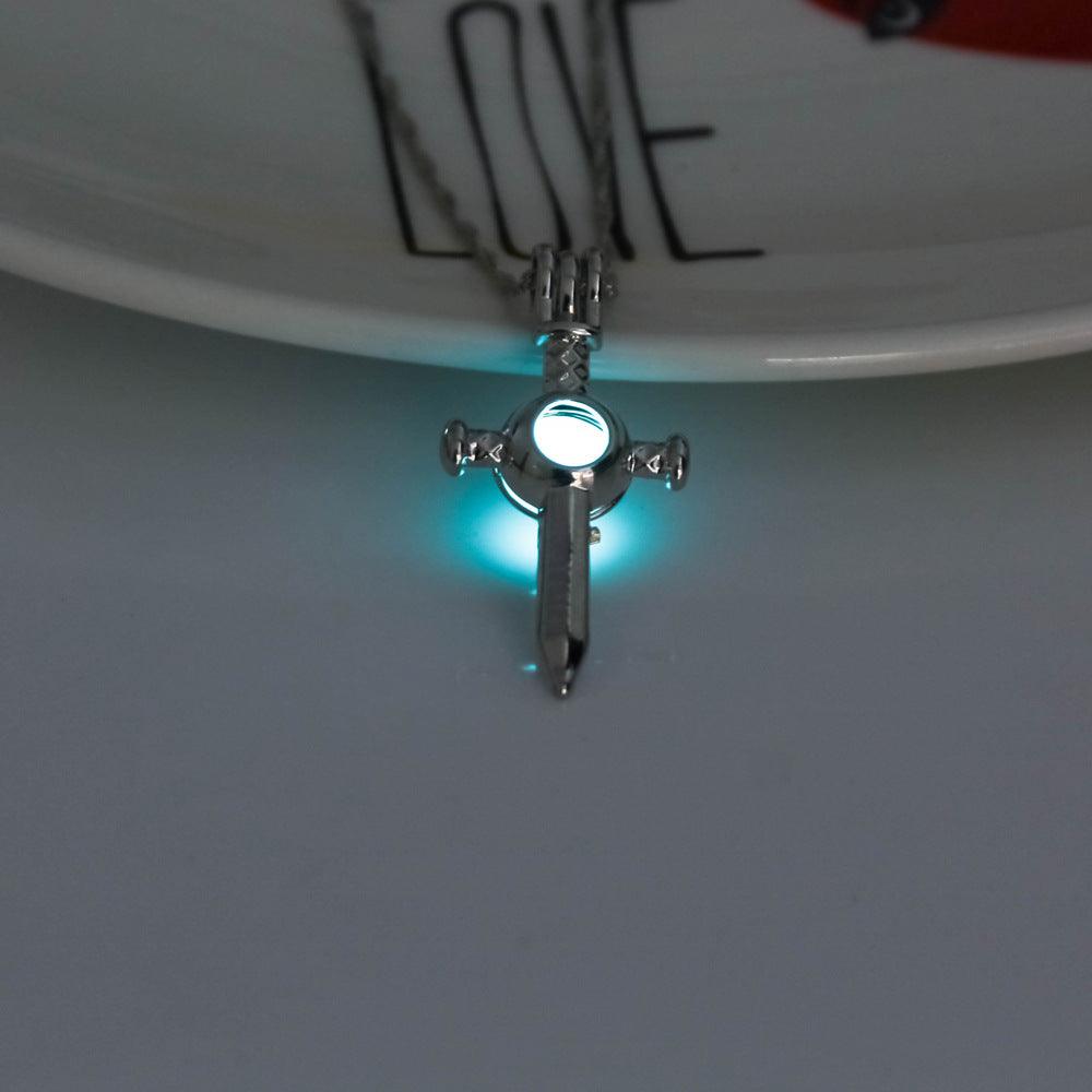 Creative Luminous Sword Openable Hollow Pendant - Cruish Home