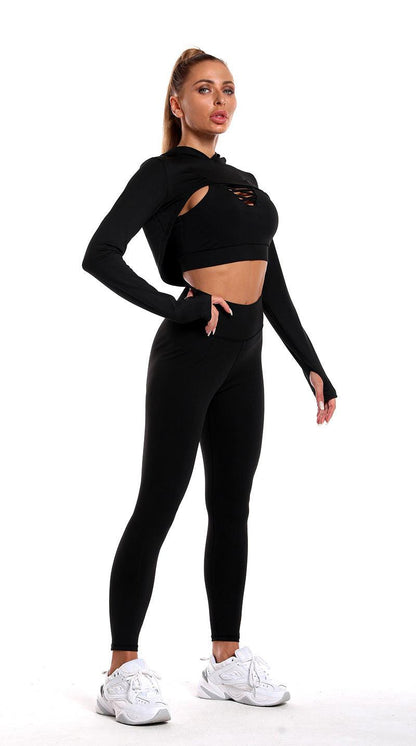 Running Buttocks And Waist Yoga Clothes Suit - Cruish Home