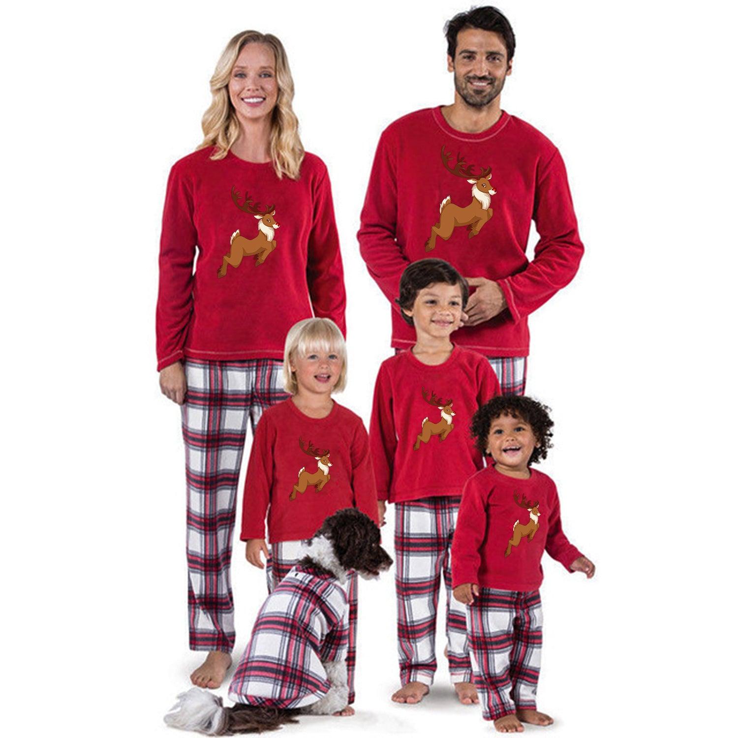 Christmas Reindeer Parent-child Matching Pajamas Set - Cruish Home