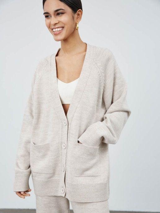 Loose Winter Sleeves Mid-length Women's Sweater Suit - Cruish Home