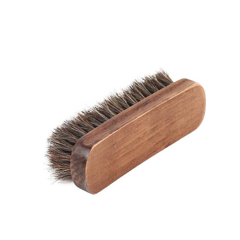 Shoe polish mahogany brush horsehair brush - Cruish Home