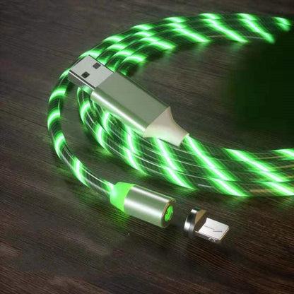 Magnetic Charging Cable Streamer Fast Charging Cable Lighting Micro USB Cable LED Magnet Charger Type-C Cable - Cruish Home