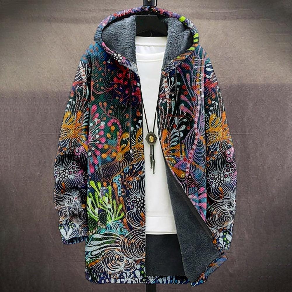 Zipper Hooded Cardigan Cotton-padded Jacket - Cruish Home