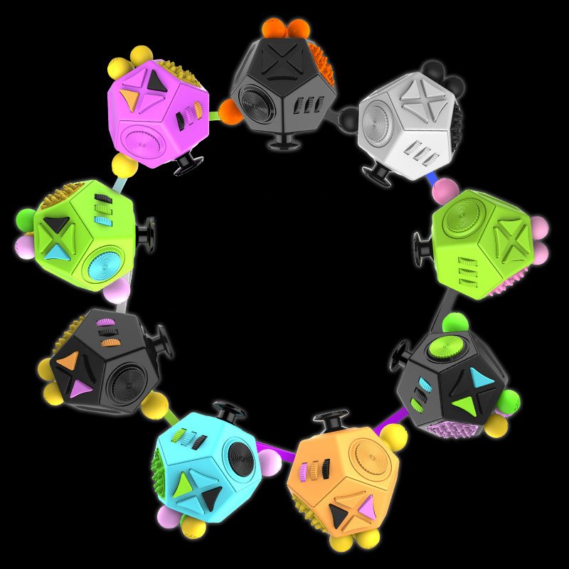 12 Sides Fidget Cube