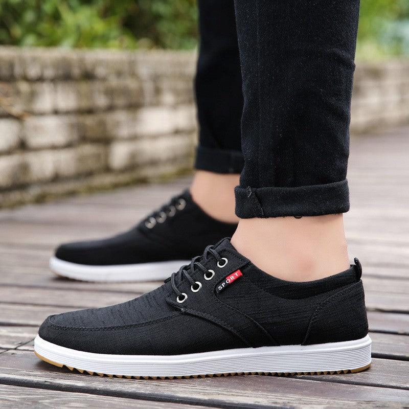 Men Casual Shoes Summer Canvas Shoes Men Breathable Casual Canvas Men Shoes Walking Men Shoes Chaussure Homme Factory sales - Cruish Home