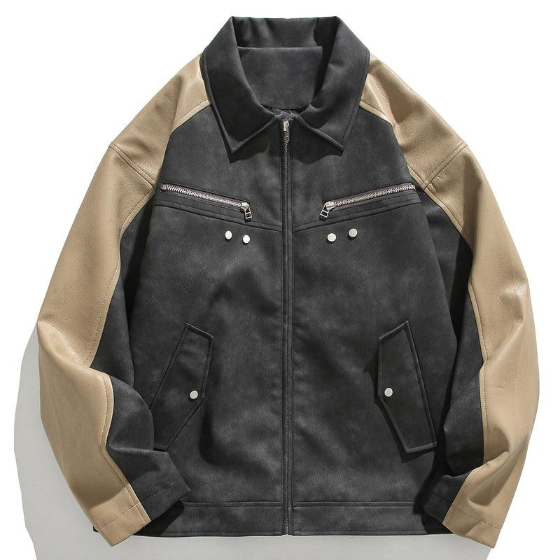 Street Hip-hop Loose High Street Leather Jacket For Men And Women - Cruish Home