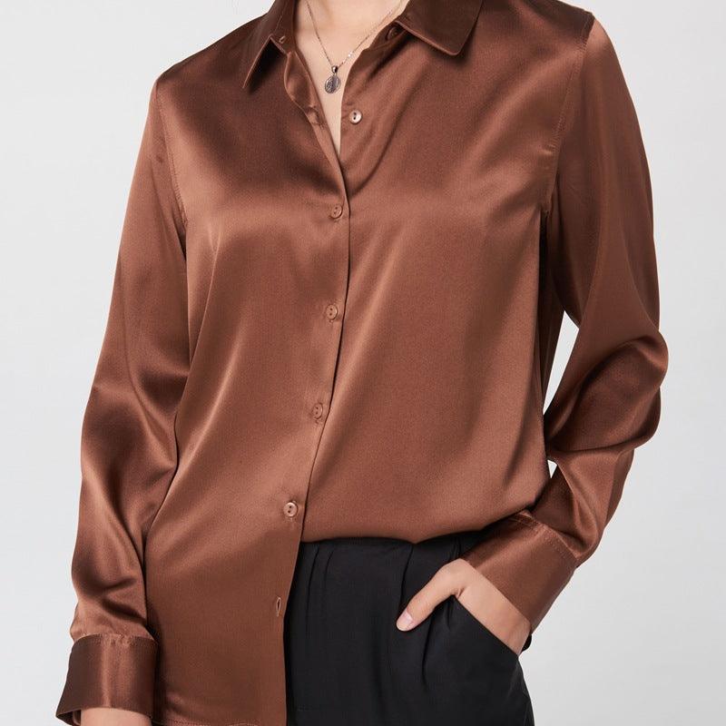 Silk long sleeve shirt - Cruish Home