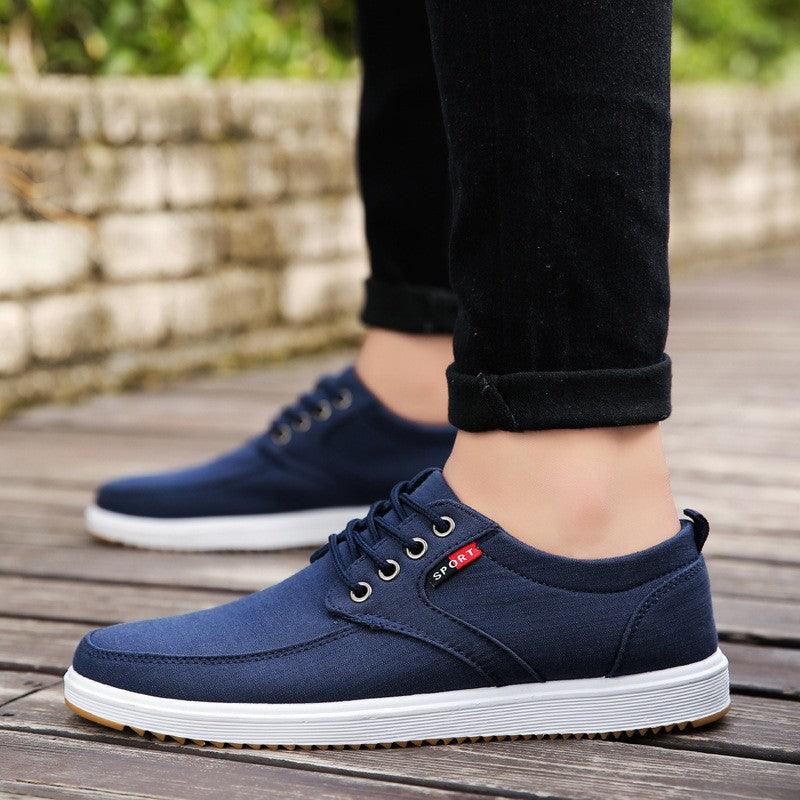 Men Casual Shoes Summer Canvas Shoes Men Breathable Casual Canvas Men Shoes Walking Men Shoes Chaussure Homme Factory sales - Cruish Home