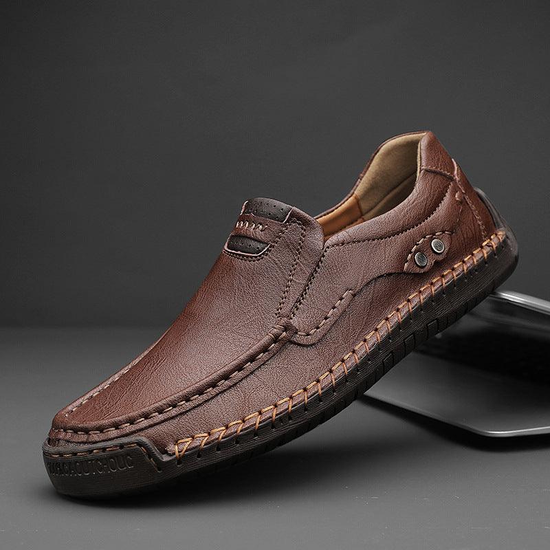 Men's Handmade Plus Size Leather Shoes - Cruish Home