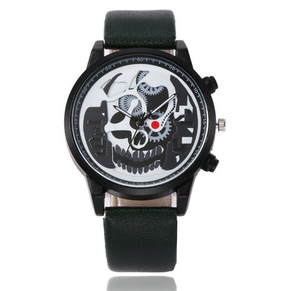 Fashion Casual Skull Pattern Quartz Watch For Men