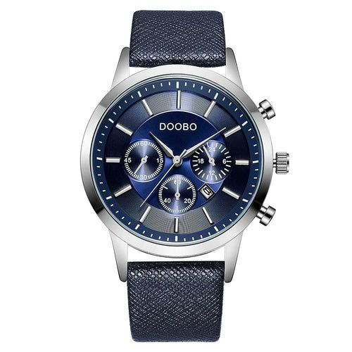 Fashion Calendar Waterproof Belt Watch For Men