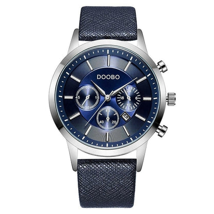 Fashion Calendar Waterproof Belt Watch For Men