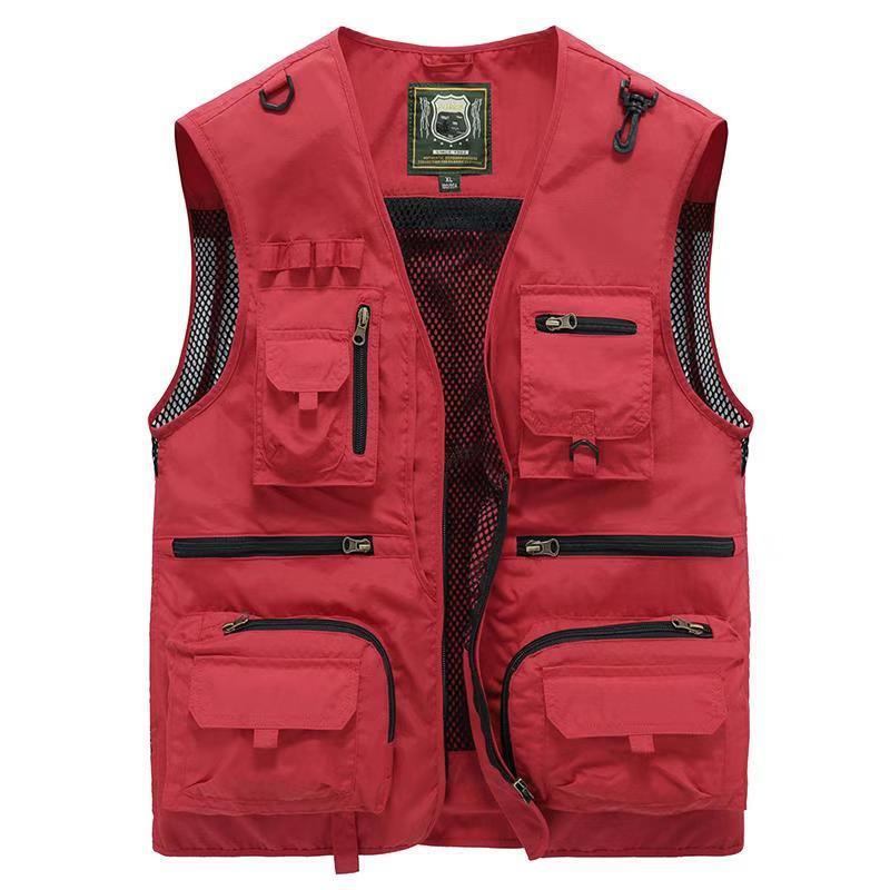 Men's Outdoor Work Clothes Vest Multi-pocket Jacket - Cruish Home