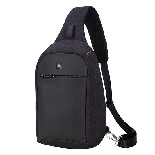 Men's Casual USB Charging Fashion Cross Bag - Cruish Home