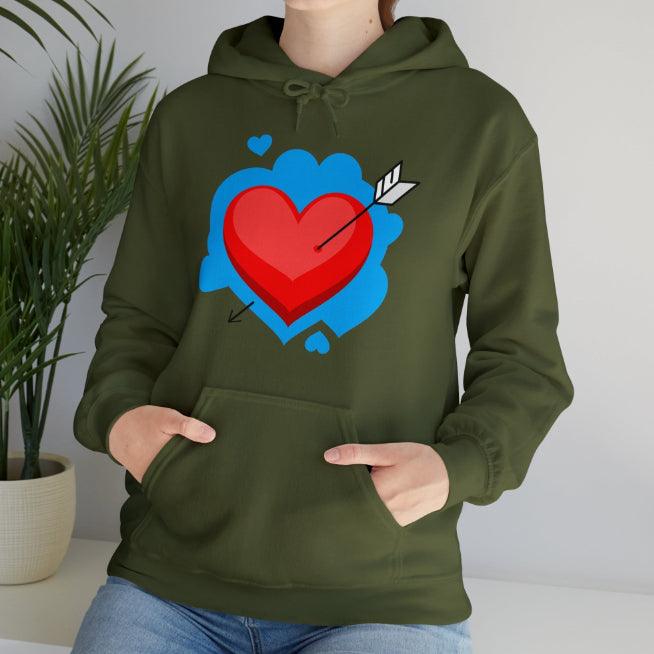 Autumn And Winter Fleece Printed Cartoon Hooded Sweatshirt - Cruish Home