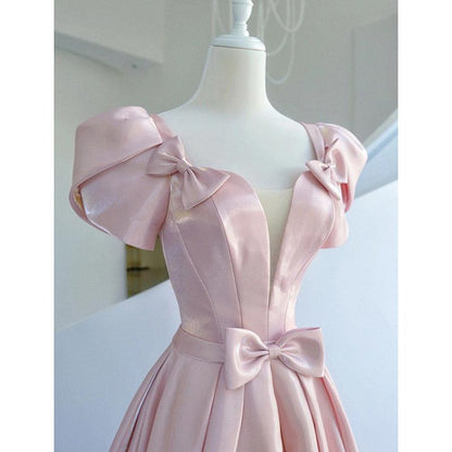 French Satin Temperament Engagement Dress - Cruish Home