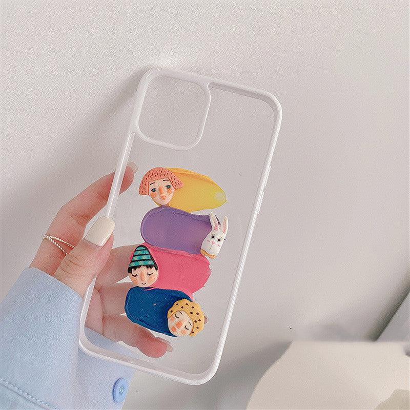 Three Dimensional Color Mobile Phone Case New Silicone Case - Cruish Home