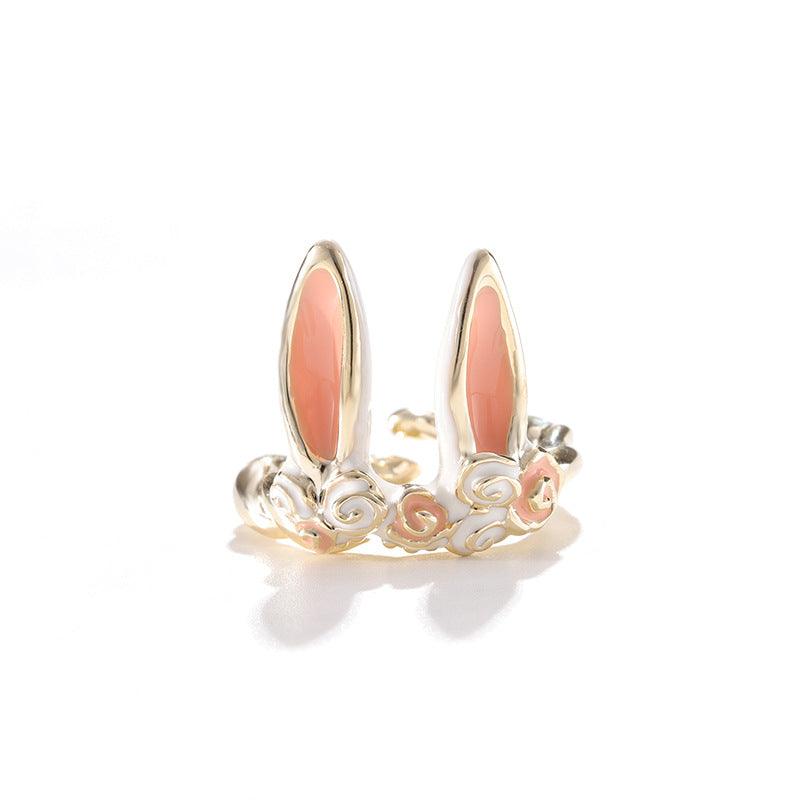 Rabbit Ear Ring Women's Oil Drop Color Ring - Cruish Home