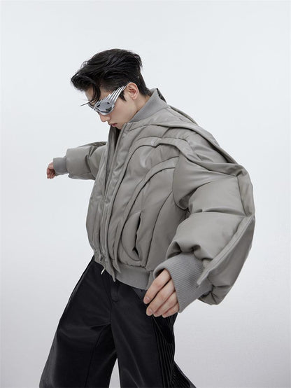 Men's Niche Three-dimensional Cotton Jacket Design - Cruish Home