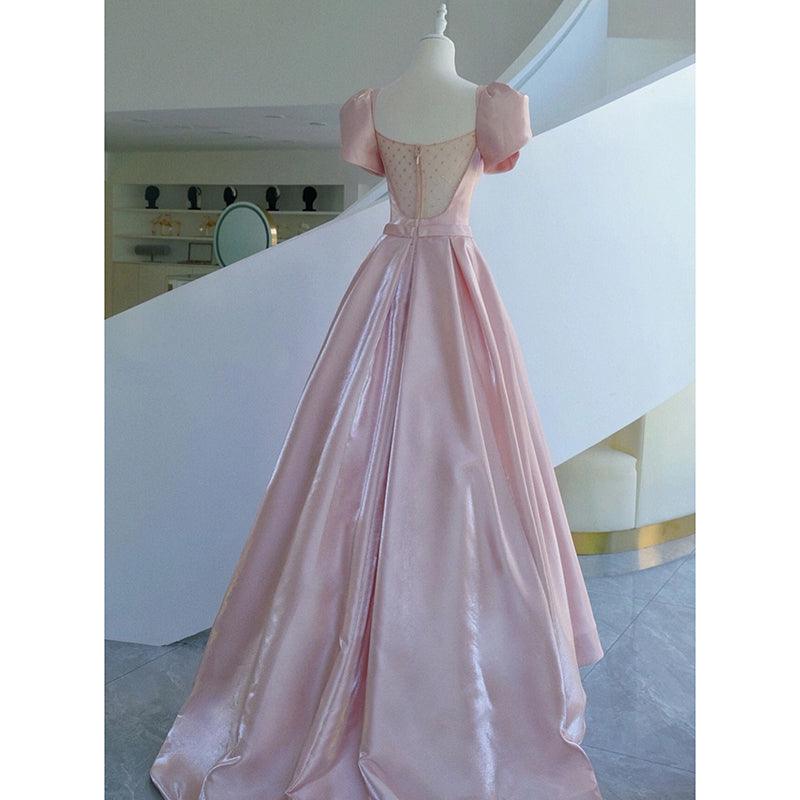 French Satin Temperament Engagement Dress - Cruish Home