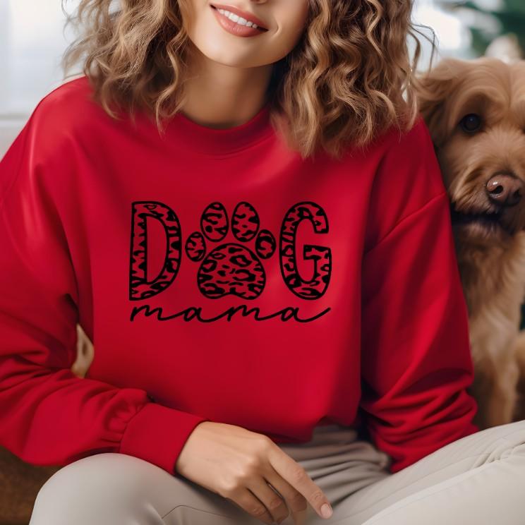 Loose Autumn And Winter European And American Dog Mom Style Shirt - Cruish Home