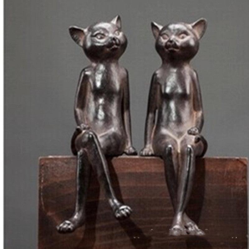 Resin Crafts Set Cat Ornaments - Cruish Home