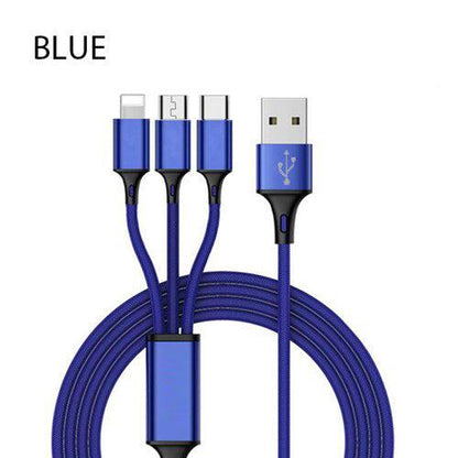 Universal Multi Charging Cable for iPhone, Android, Type-C