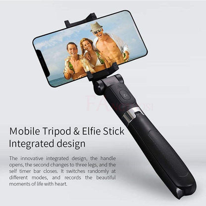 Compatible with Apple, Tripod Selfie Stick Mobile Universal Live Triangle Bracket One Bluetooth Selfie Artifact - Cruish Home