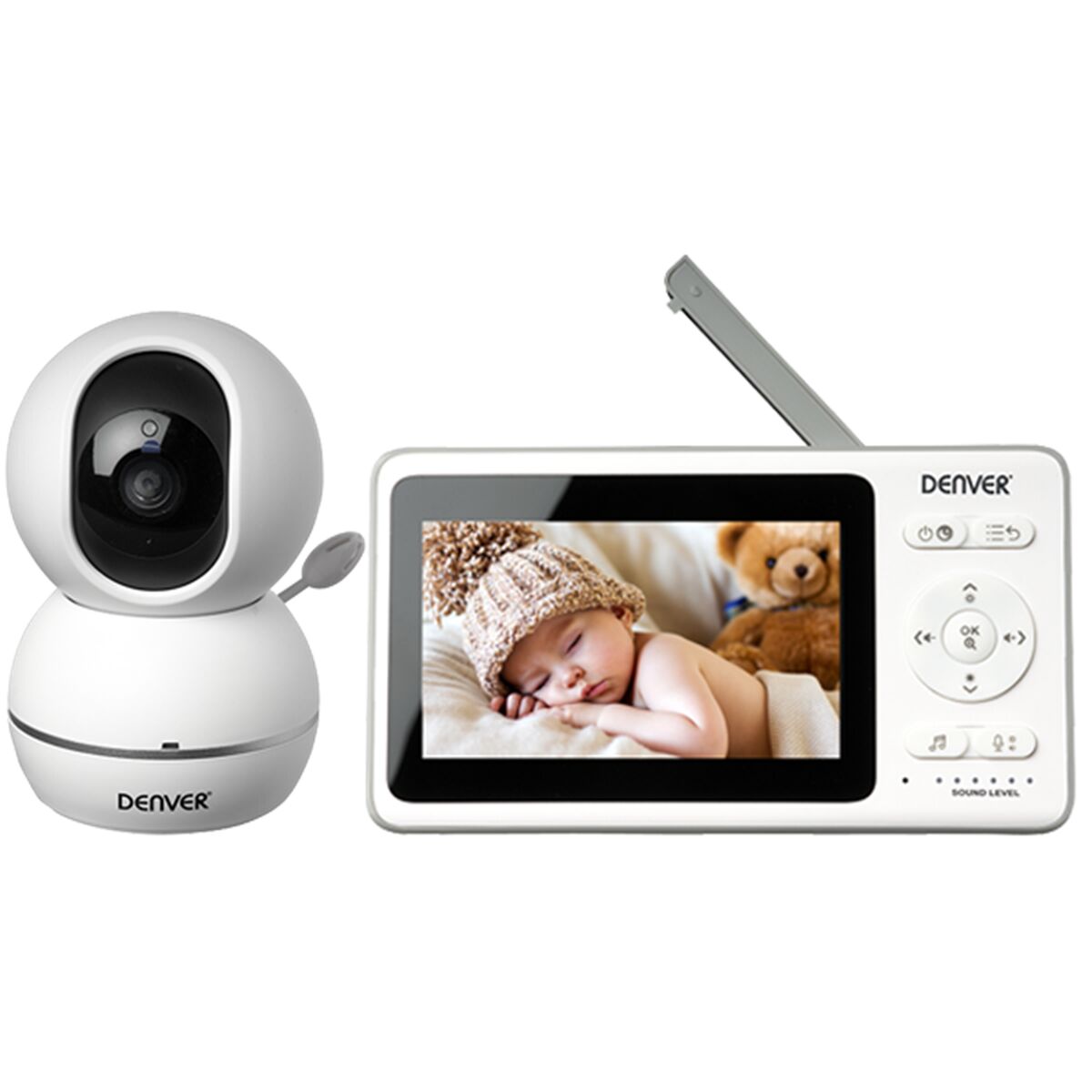 Baby Monitor Denver Electronics BC343 White