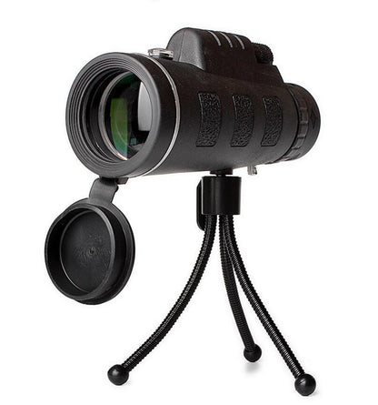 Compatible with Apple, Monocular Telescope Zoom Scope with Compass Phone Clip Tripod - Cruish Home