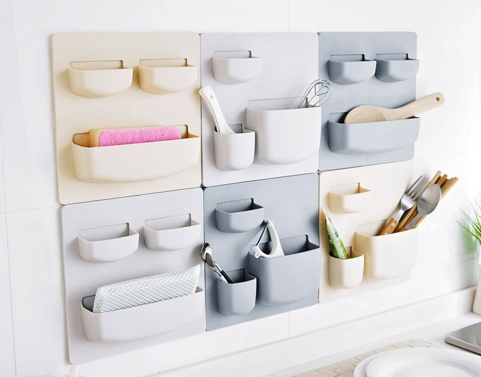 Multi-Function Punch-free Wall Hanging Storage Rack Kitchen Tools - Cruish Home