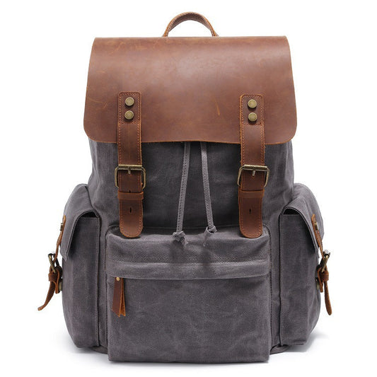 High Quality Fashion Canvas Backpack For Young Men