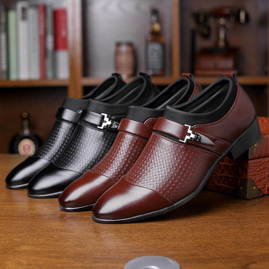 New Business Suits Men's Leather Shoes Large English Shoes - Cruish Home