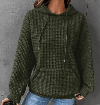 Women's Loose Casual Solid Color Long-sleeved Sweater - Cruish Home