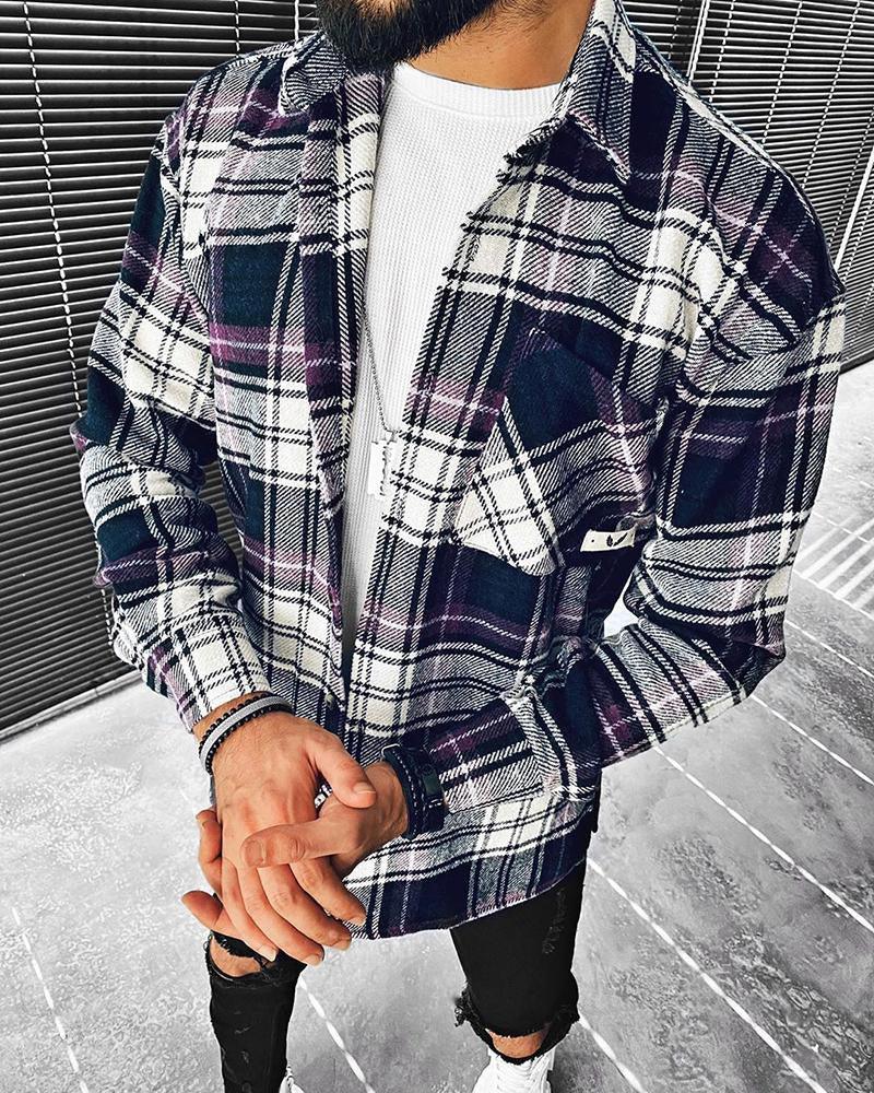 Men's Diamond 3d Digital Printing Loose Jacket Coat Full Printed 3d Button Cardigan - Cruish Home