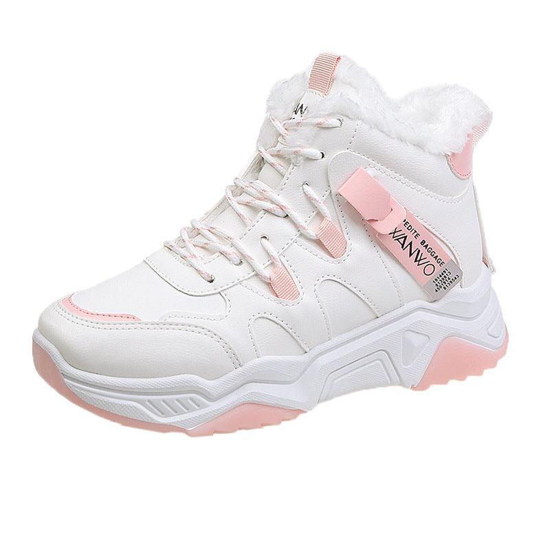 White Running Women Chunky Sport Shoes Woman Spring Summer Platform Sneakers - Cruish Home