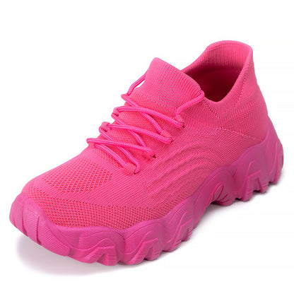 Women's Lace-up Flying Woven Shoes Fashion Trend